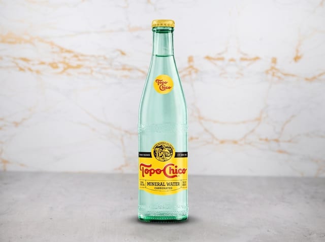 Topo Chico Sparkling Water.