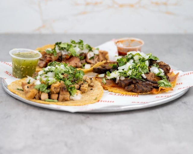 Plate of Tacos.
